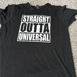 Hanes Black Graphic Tee for Men